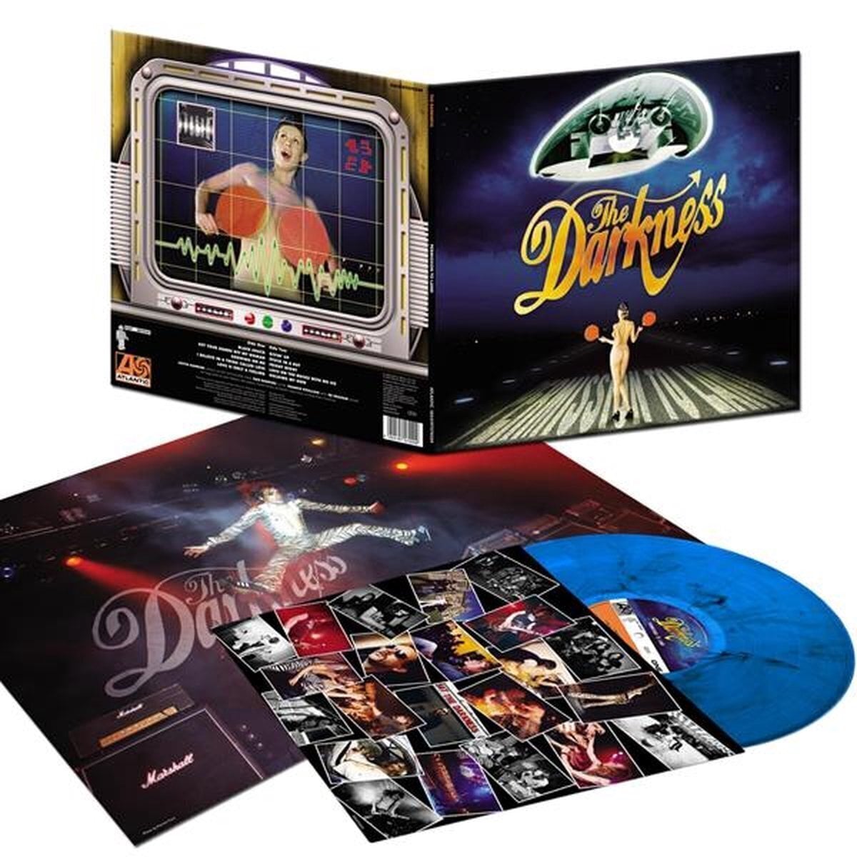LP platňa The Darkness - Permission To Land (Blue Marbled Colouredvinyl) (Marbled Coloured) (LP)