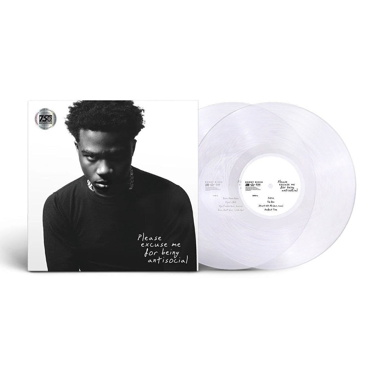 LP ploča Roddy Ricch - Please Excuse Me For Being Antisocial (Crystal Clear Coloured) (2 LP)