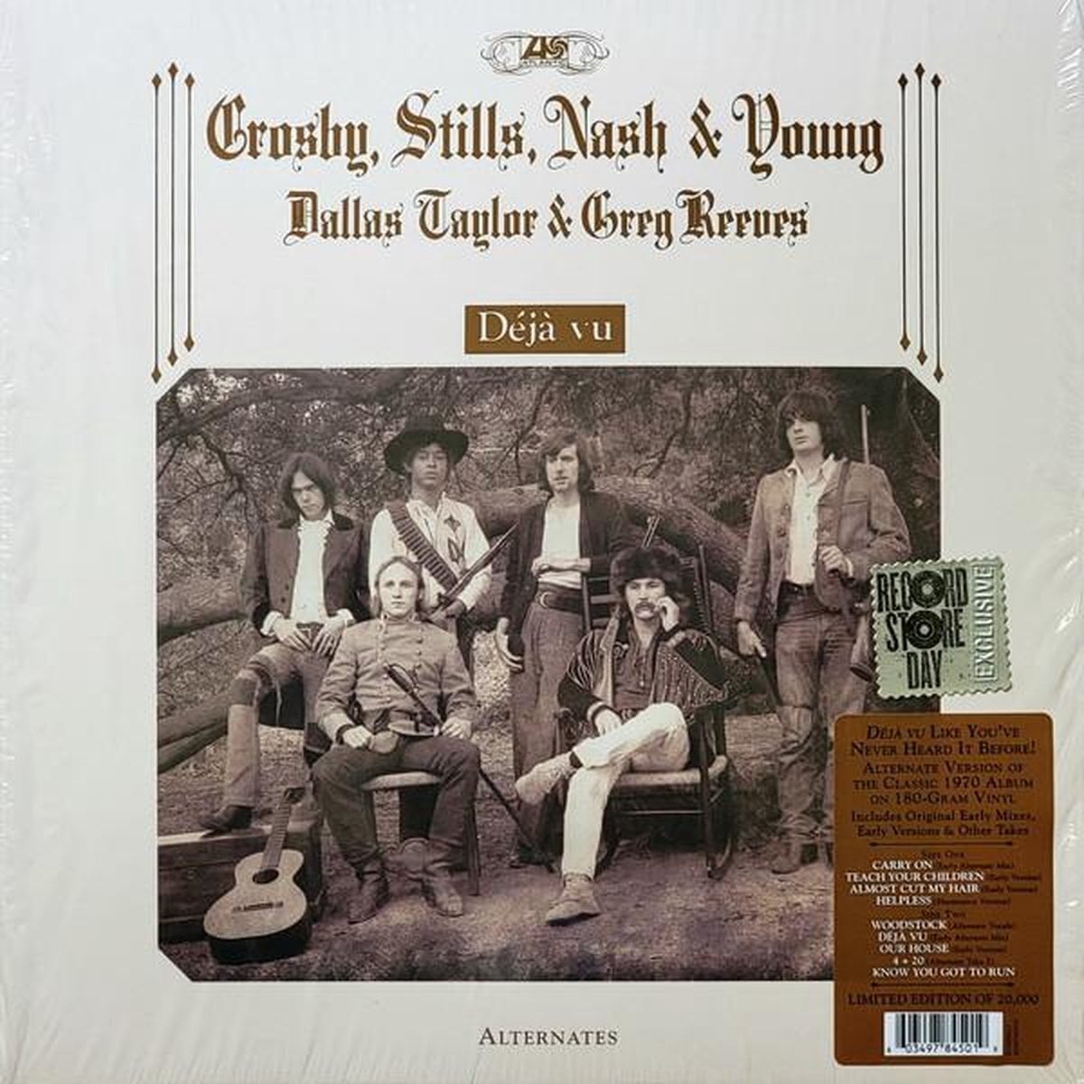 LP ploča Crosby, Stills, Nash & Young & Dallas Taylor & Greg Reeves - Déjà Vu (Alternates) (180 g) (LP)