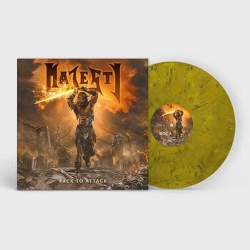 LP platňa Majesty - Back To Attack (Orange/White/Red/Black Marbled Coloured) (LP) - 1