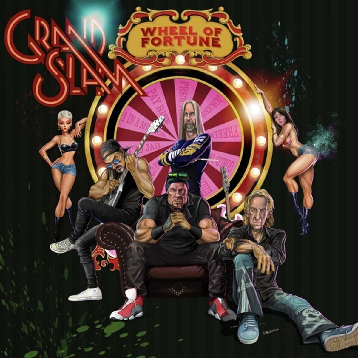 Disque vinyle Grand Slam - Wheel Of Fortune (Pink with Red Splatter Coloured) (LP)