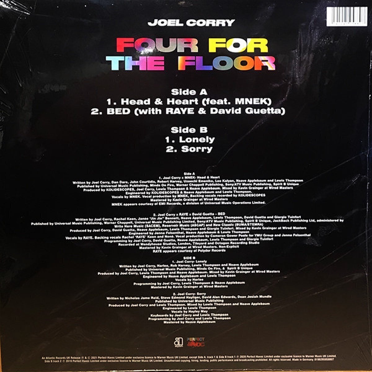 Вінілові платівки Joel Corry - Four For The Floor (180 g) (EP)