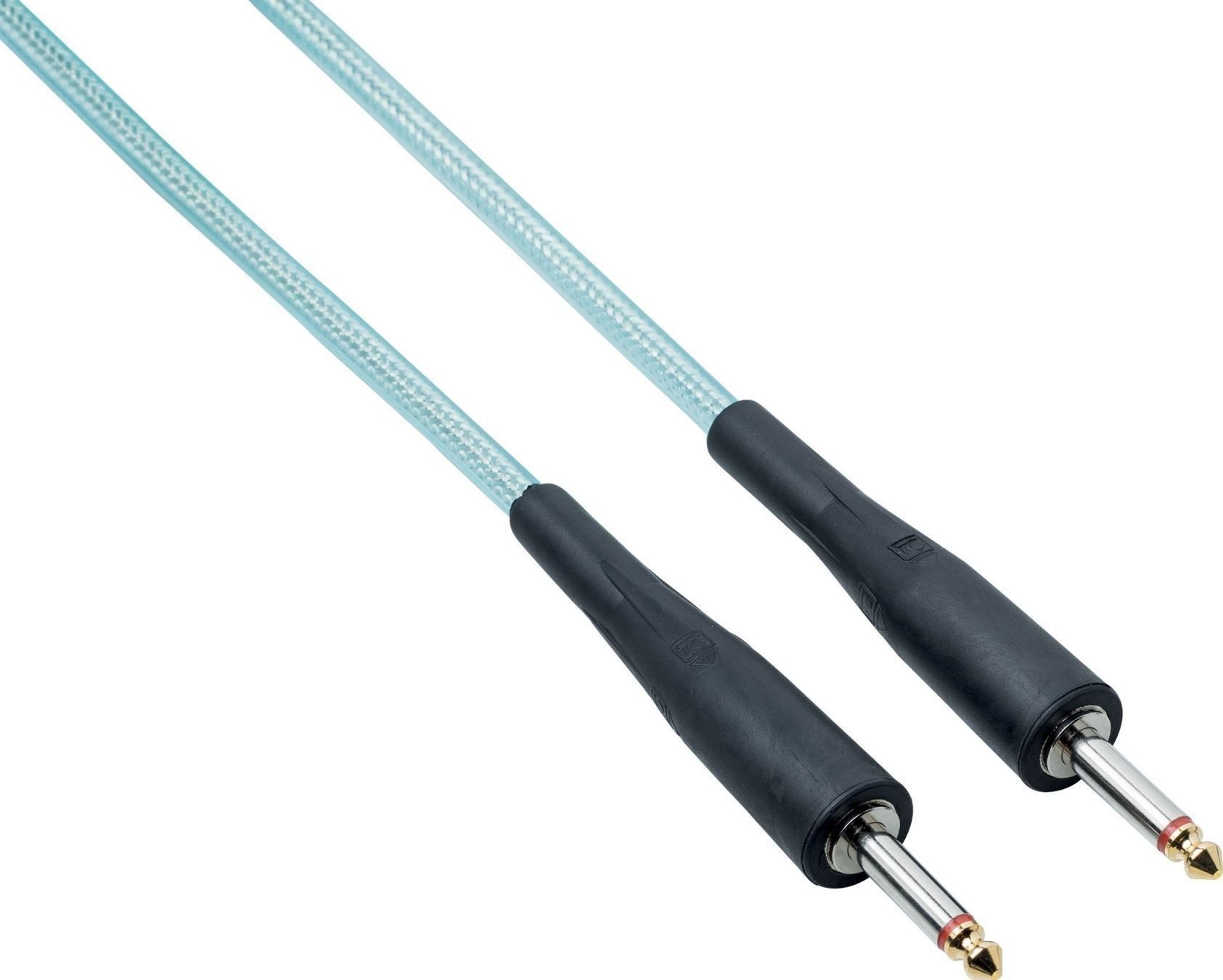 Cable de instrumento Bespeco LZ300 Azul 3 m Recto - Recto