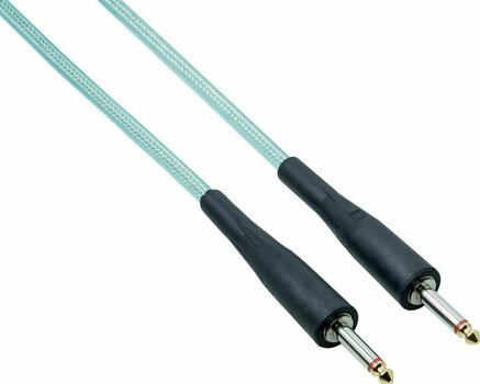 Cable de instrumento Bespeco LZ300 Azul 3 m Recto - Recto - 1