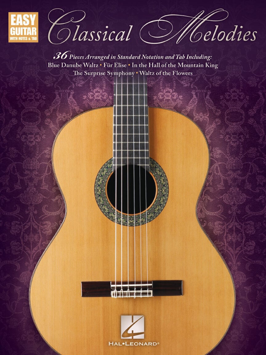 Note Hal Leonard Classical Melodies: Easy Guitar With Notes & Tab Note