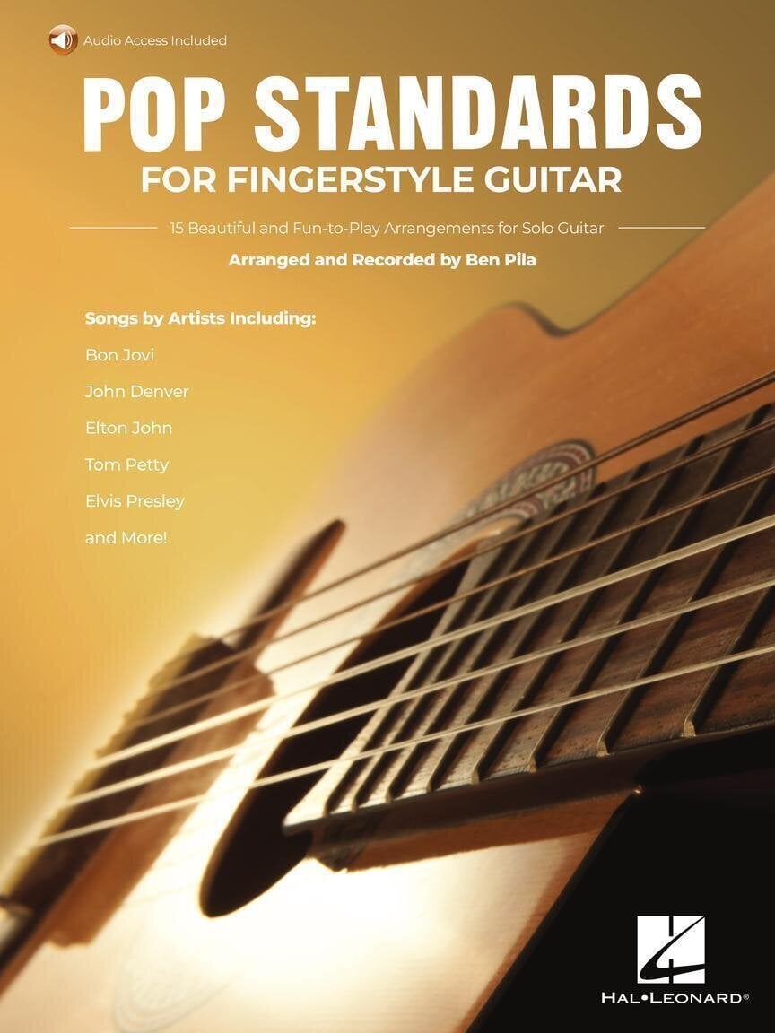 Note Hal Leonard Pop Standards for Fingerstyle Guitar Note