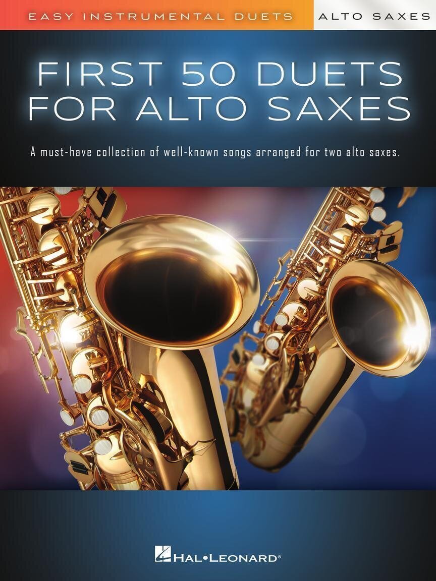 Noty Hal Leonard First 50 Duets for Two Alto Saxophones Noty
