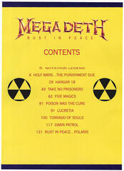 Note Hal Leonard Megadeth - Rust in Peace Note