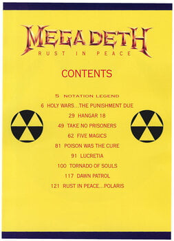 Note Hal Leonard Megadeth - Rust in Peace Note - 1
