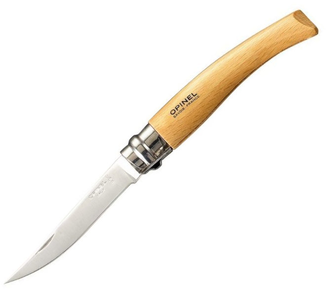 Turistický nôž Opinel N°08 Slim Line Beech Turistický nôž