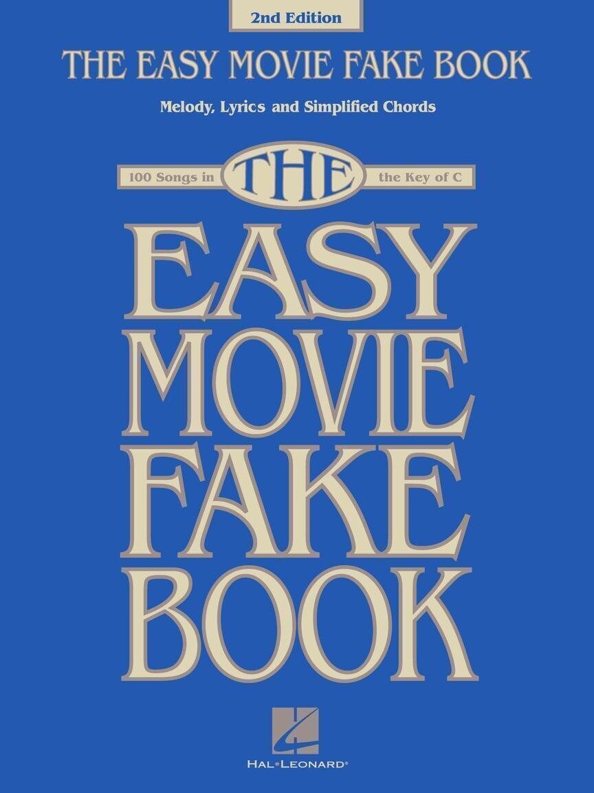 Natos Hal Leonard The Easy Movie Fake Book - 2nd Edition Natos
