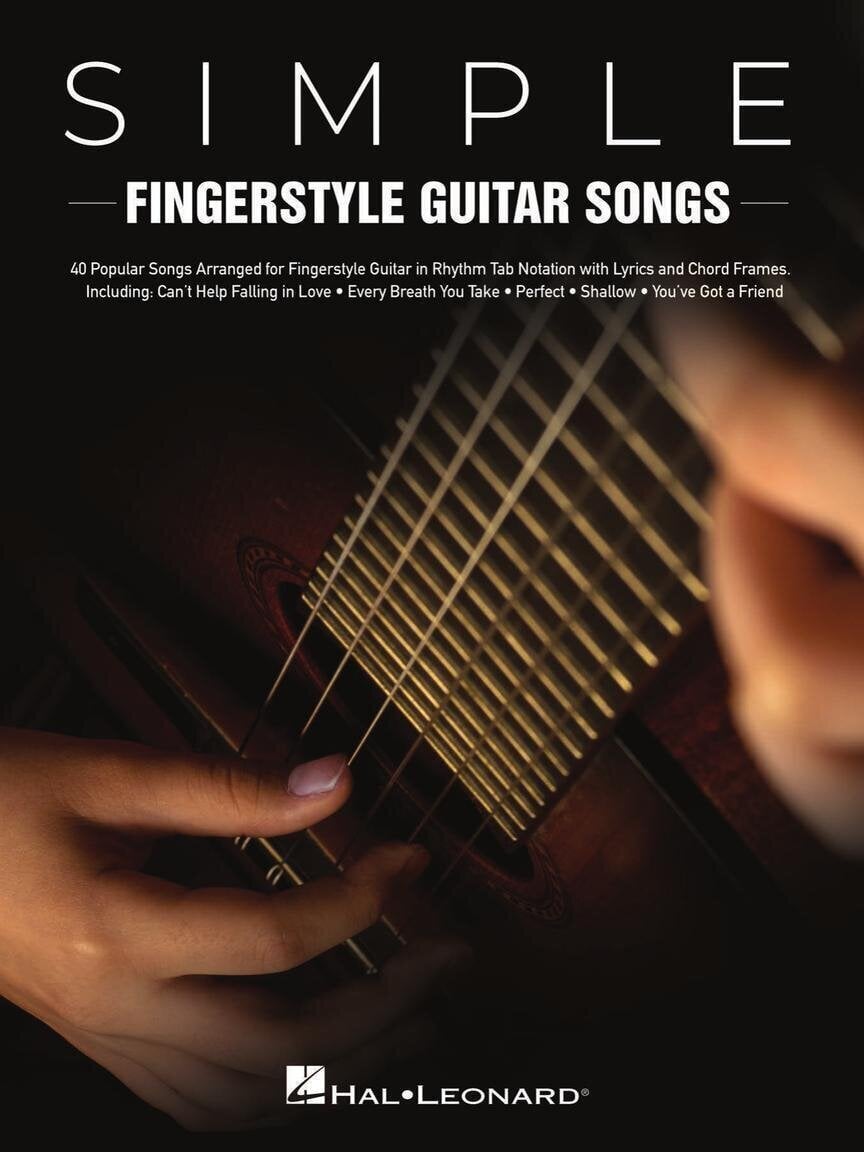 Note Hal Leonard Simple Fingerstyle Guitar Songs Note