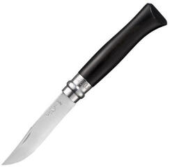 Faca para turistas Opinel N°08 Black Ebony Ébano Faca para turistas