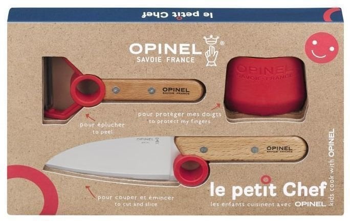 Kniv til børn Opinel Le Petit Chef Box Set Kniv til børn