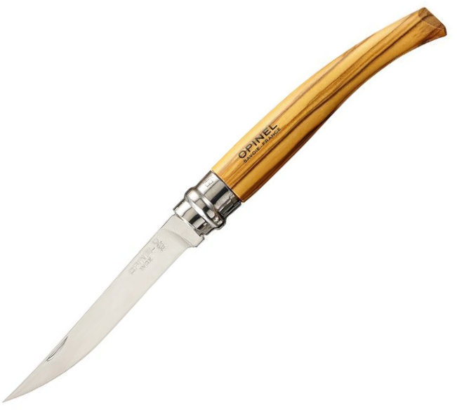 Tourist Knife Opinel N°10 Slim Line Olive Tourist Knife