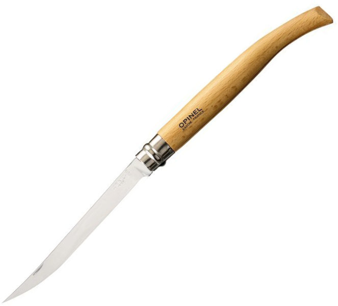 Túra kés Opinel N°15 Slim Line Beech Túra kés