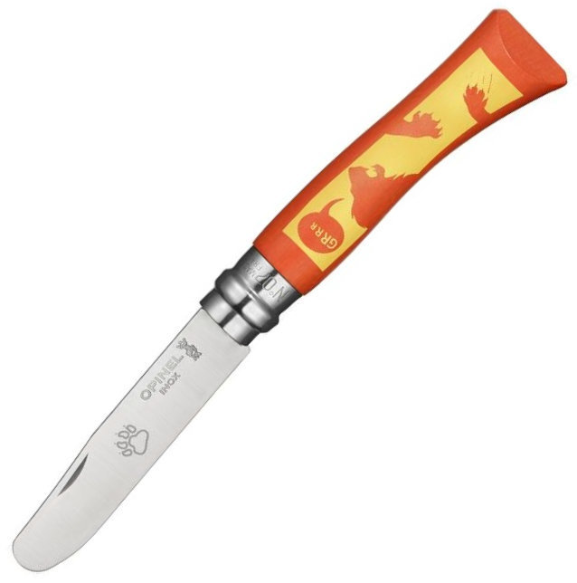 Couteau pour enfants Opinel N°07 AnimOpinel Lion Couteau pour enfants