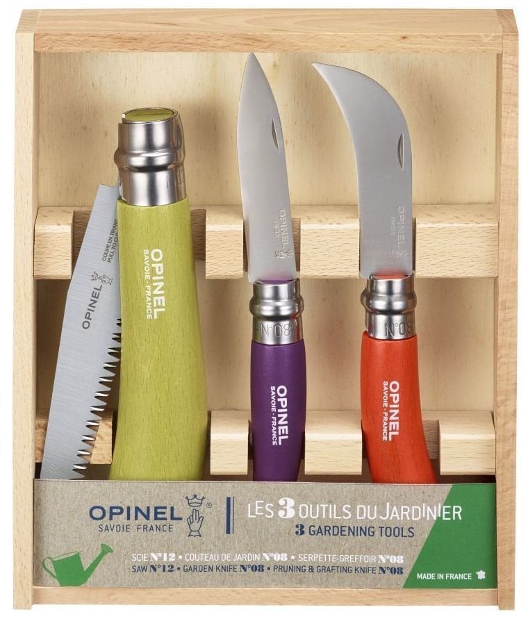 Couteau de jardin Opinel Garden Gift Box Couteau de jardin
