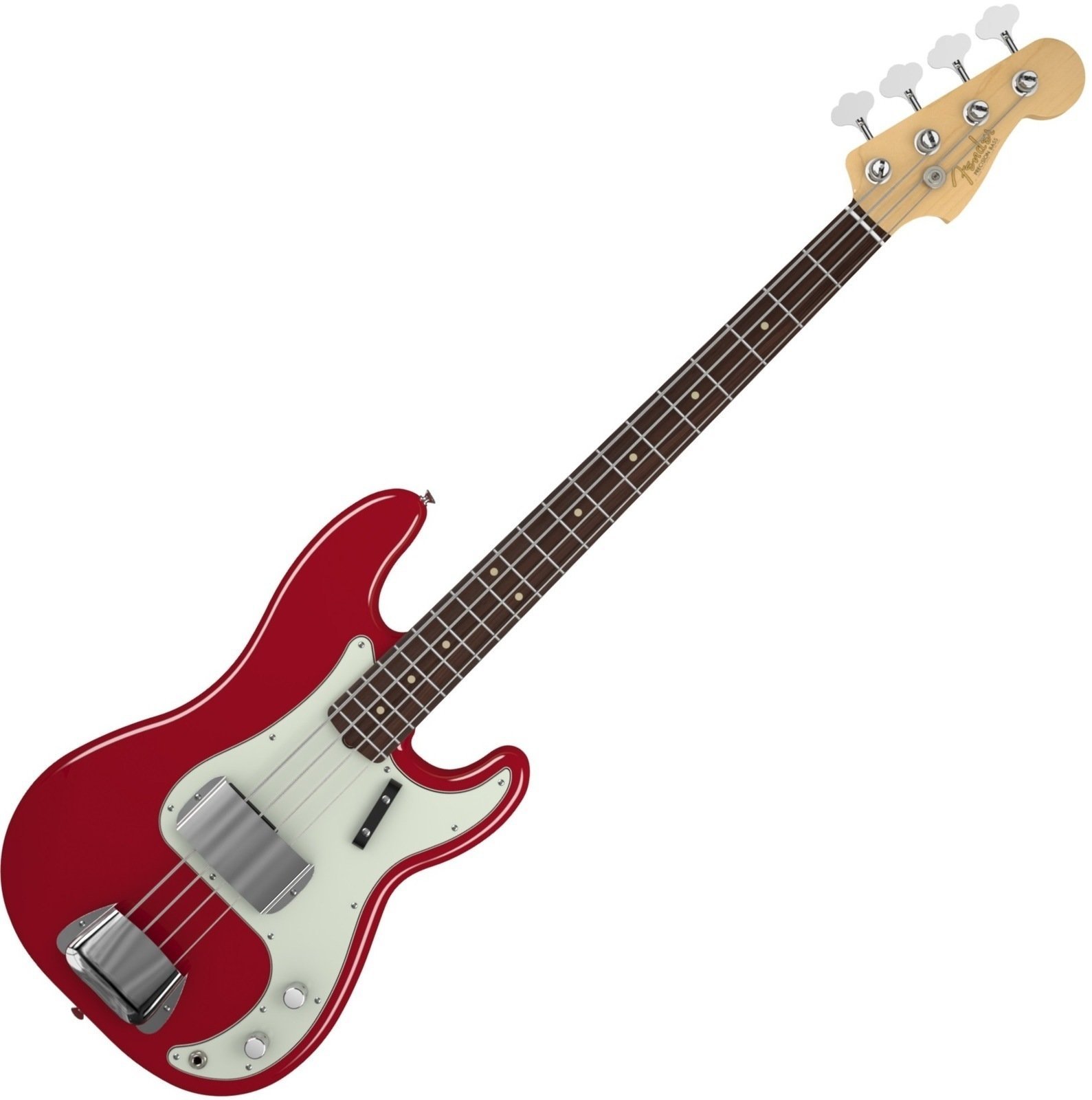 4-strängad basgitarr Fender American Vintage '63 Precision Bass, Rosewood Fingerboard, Seminole Red