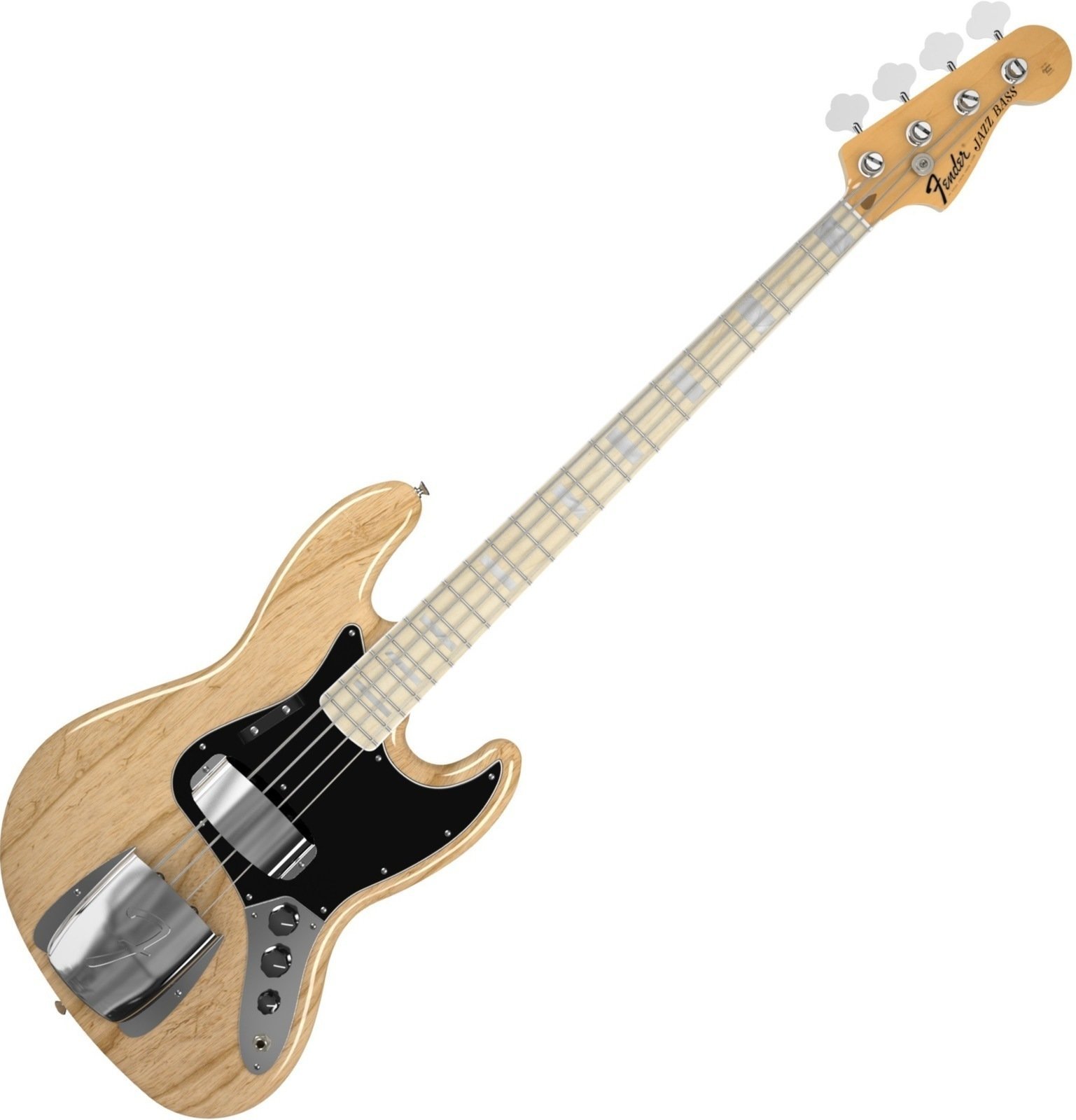 4-string Bassguitar Fender American Vintage '74 Jazz Bass, Maple Fingerboard, Natural
