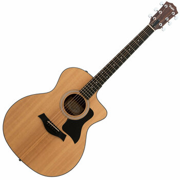 Electro-acoustic guitar Taylor Guitars 114ce Grand Auditorium Acoustic-Electric with Cutaway - 1