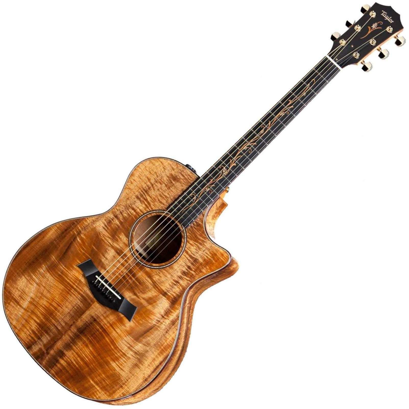 Electro-acoustic guitar Taylor Guitars K24ce Grand Auditorium Acoustic Electric with Cutaway Koa