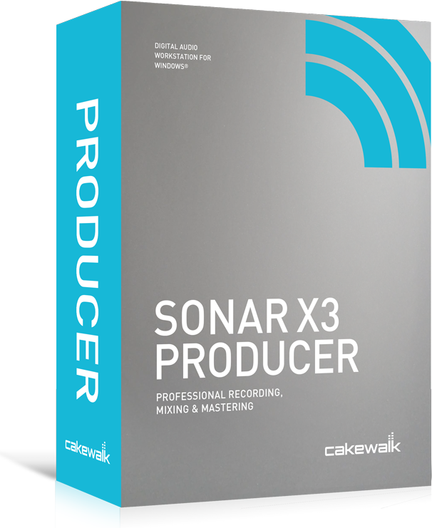 Software de gravação DAW Cakewalk Sonar X3 Producer Retail