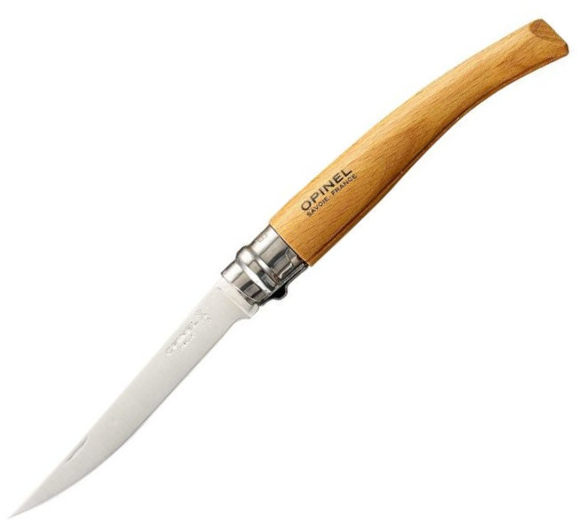 Туристически нож Opinel N°10 Slim Line Beech