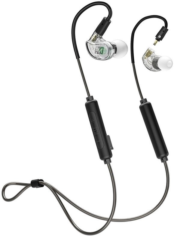 Bezdrátová sluchátka za uši MEE audio M6 Pro 2nd Combo Číra
