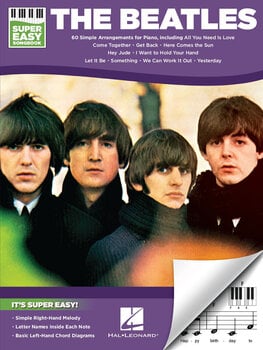 Note Hal Leonard The Beatles - Super Easy Songbook Note - 1
