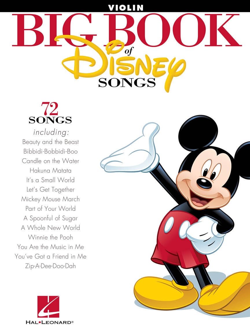 Note Hal Leonard The Big Book of Disney Songs Note