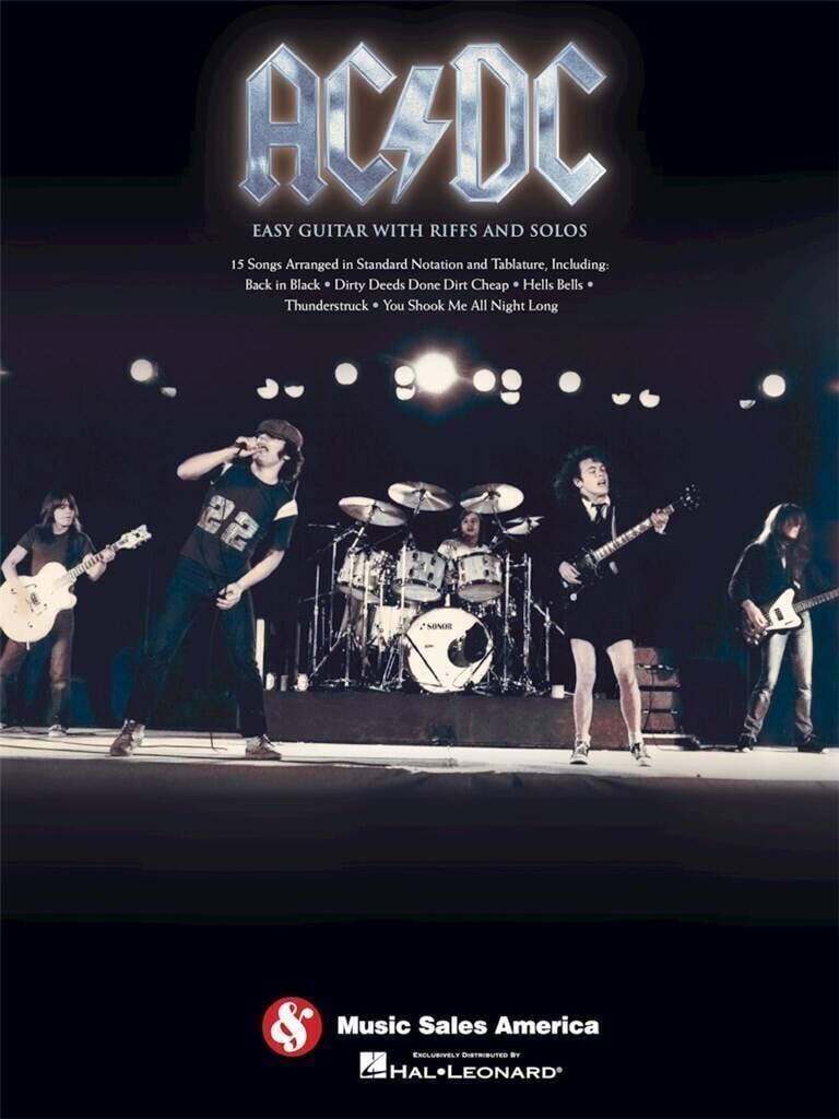 Noten Music Sales America AC/DC Easy Guitar with Riffs and Solos Noten