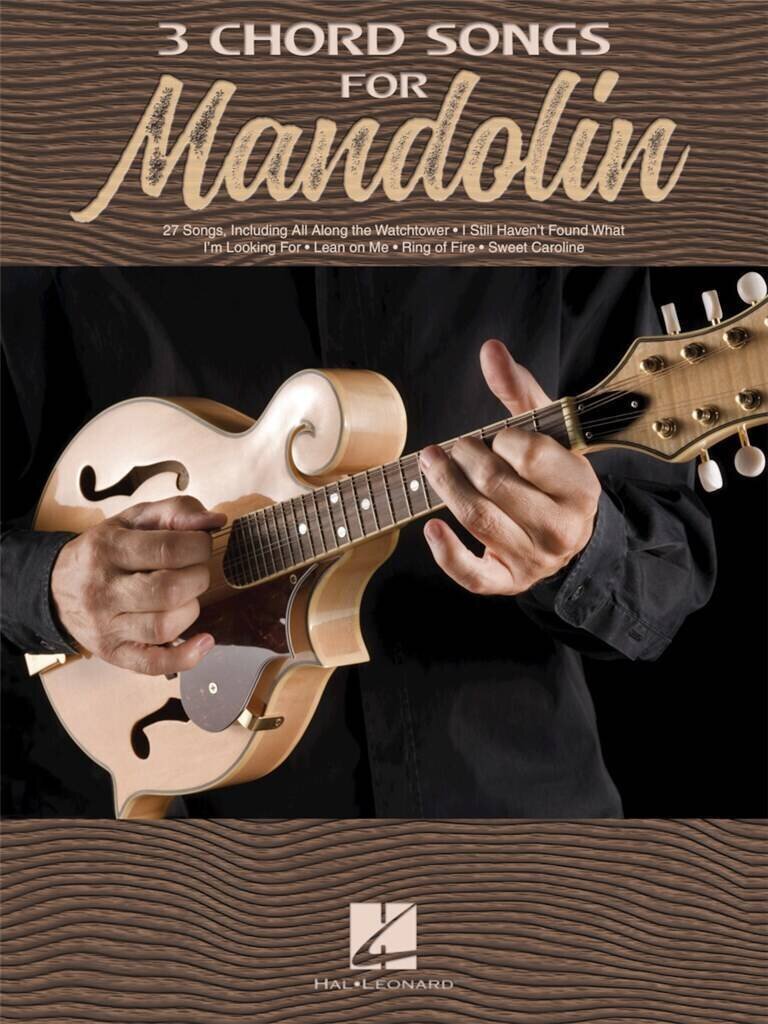 Notis Hal Leonard 3 Chord Songs for Mandolin Notis