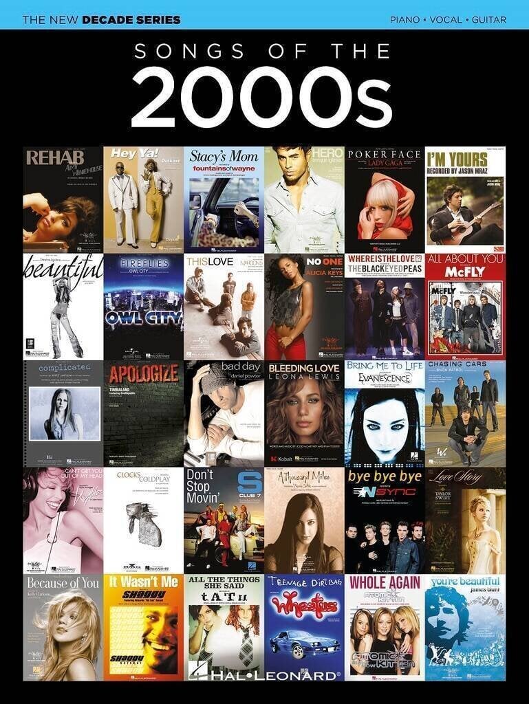 Notes Hal Leonard The New Decade Series: Songs of the 2000s Notes