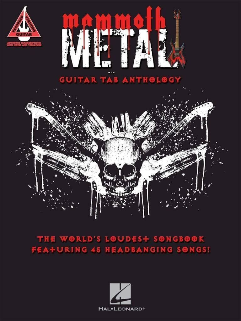Note Hal Leonard Mammoth Metal Guitar Tab Anthology Note