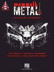 Note Hal Leonard Mammoth Metal Guitar Tab Anthology Note