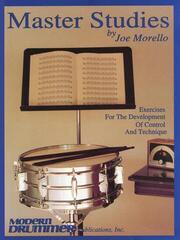 Noty Modern Drummer Publications Master Studies Noty