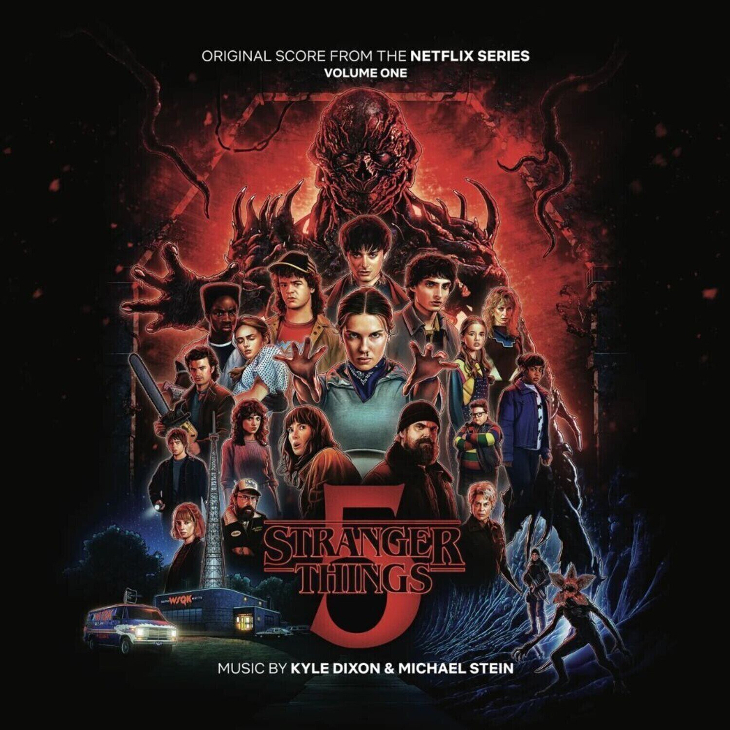 Vinyl Record Kyle Dixon & Michael Stein - Stranger Things 5: Volume 1 (O.S.T.) (Inter-Dimesional Blue Coloured) (2 LP)