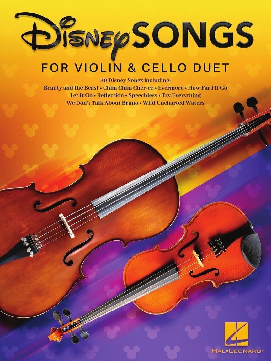 Note Hal Leonard Disney Songs for Violin and Cello Duet Note