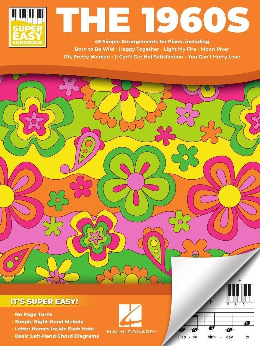 Natos Hal Leonard The 1960s - Super Easy Songbook Natos