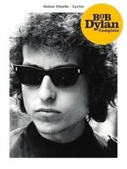 Notes Hal Leonard Bob Dylan Complete Notes
