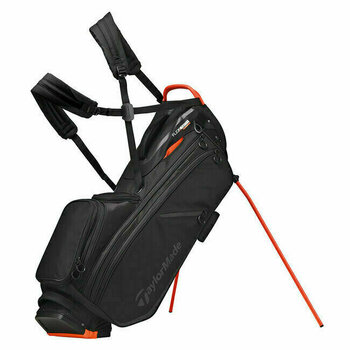 Golf Bag TaylorMade Flextech Crossover Black/Blood Orange Stand Bag 2019 - 1
