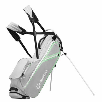 Чантa за голф TaylorMade Flextech Lite Grey/Turquoise/White Чантa за голф - 1