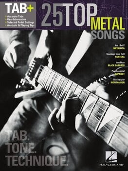 Notes Hal Leonard 25 Top Metal Songs - Tab. Tone. Technique. Notes - 1