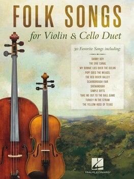 Noty Hal Leonard Folk Songs for Violin and Cello Duet Noty - 1