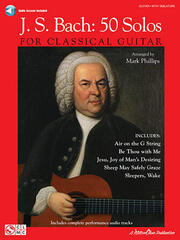 Noty Cherry Lane Music Company J.S. Bach - 50 Solos for Classical Guitar Noty