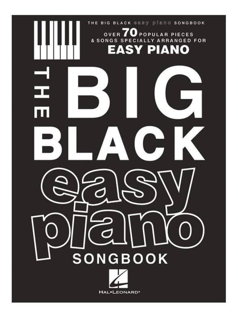 Note Hal Leonard The Big Black Easy Piano Songbook Note