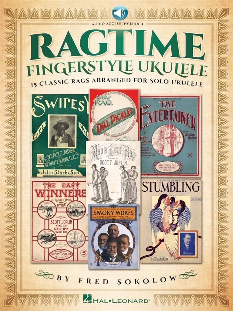 Noty Hal Leonard Ragtime Fingerstyle Ukulele Noty