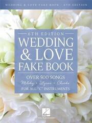 Noty Hal Leonard Wedding & Love Fake Book - 6th Edition Noty