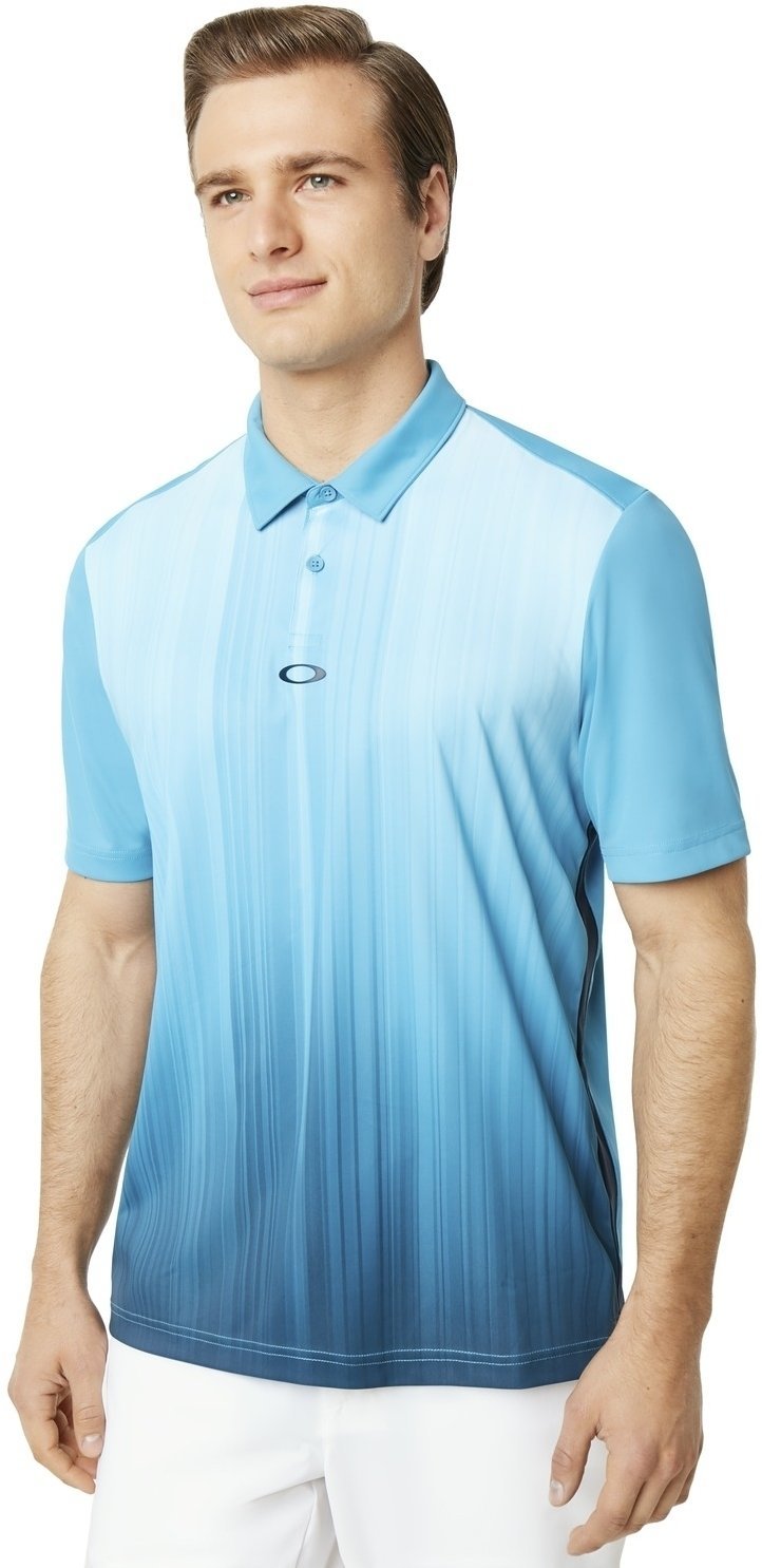 Koszulka Polo Oakley Infinity Line Stormed Blue XL